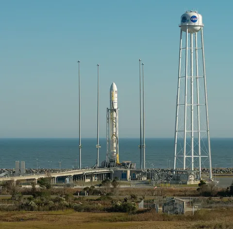 Antares Rocket Prelaunch