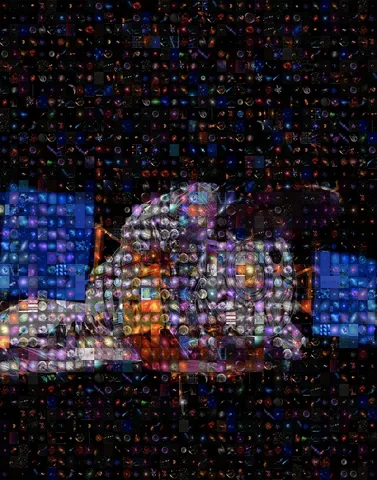 Chandra has observed many images over the years. This unique photo mosaic utilizes a selection of images arranged in a pattern to resemble the…