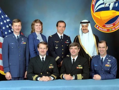 STS 51 G crew photo