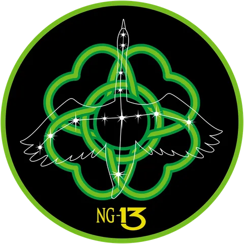 NASA logo for Northrop Grumman's NG-13 Cygnus, the second Commercial Resupply Services (CRS)-2 mission