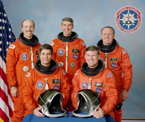 STS 29 crew