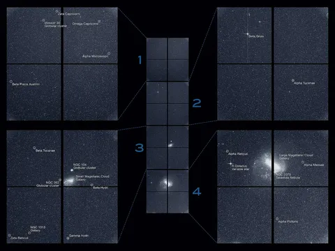 TESS First Light labeled