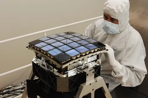 Kepler's telescope CDD matrix: the focal plane consists of an array of 42 charge coupled devices (CCDs). Each CCD is 2.8 by 3.0 cm with 1024 by 1100…