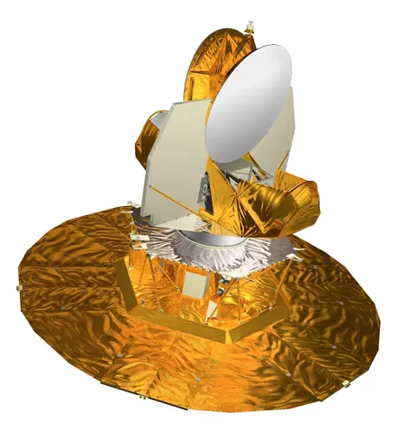 NASA-created illustration of the Wilkinson Microwave Anisotropy Probe spacecraft