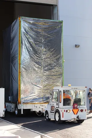 NASA's Psyche Spacecraft Move at Astrotech