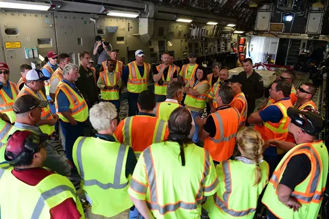 Buckley AFB assists as OSIRIS REx makes its journey to Florida 160520 F 430