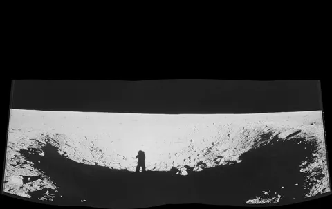 Apollo 12 - Sharp Crater Pan 2 - Alternative - Taken by Pete Conrad - Images AS12-49-7270-7275