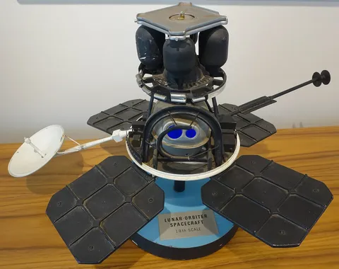Lunar Orbiter Spacecraft Model — 1 8 Scale