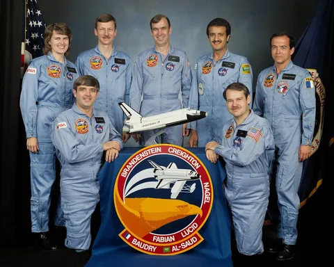 Portrait of STS 51 G crew