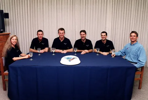 STS 81 preflight breakfast