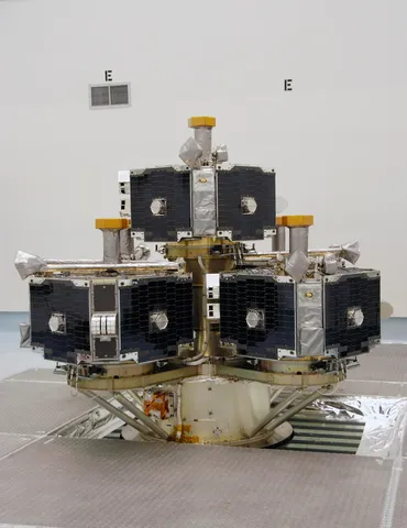 THEMIS satellites on the probe carrier