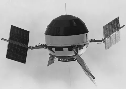 Pioneer V Satellite For Use At The Parade Of Progress Show At The Public Hall Cleveland Ohio.