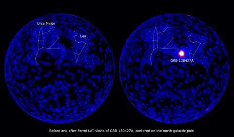 NASA's Fermi, Swift See 'Shockingly Bright' Burst
