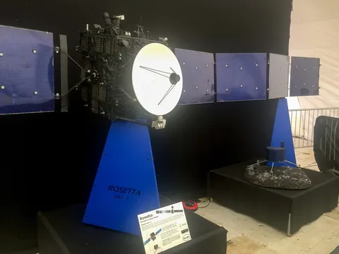 Engineering model of the Rosetta orbiter
