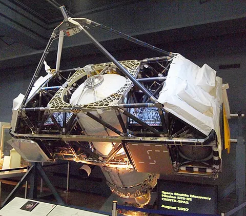 ASTRO SPAS (Shuttle Pallet Satellite) in Deutsches Museum.