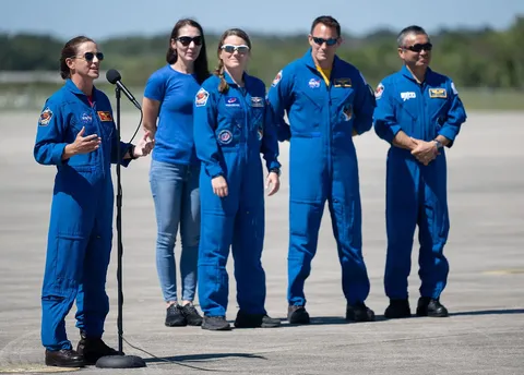 NASA’s SpaceX Crew 5 Crew Arrival for Prelaunch Activities