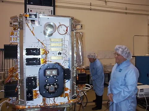 Antennes du satellite ICESat de la NASA