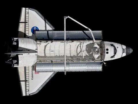 STS 133 Space Shuttle Discovery after undocking 3