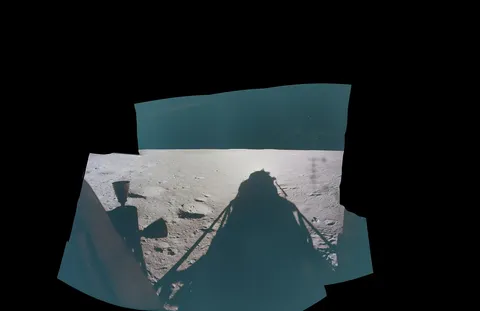Apollo 12 Post-EVA-1 CDR Window - Taken by Pete Conrad - Images AS12-46-6853-6858