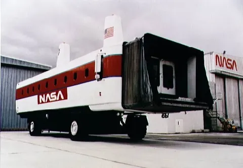 NASA's new Crew Transport Vehicle, a renovated "people mover" acquired from the Baltimore airport, will allow quicker departure of crews from space…