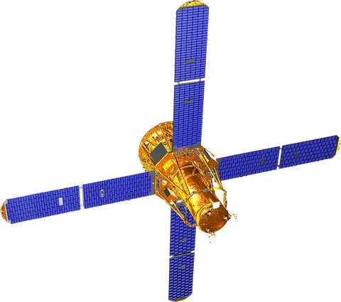 Image of the RHESSI spacecraft with transparent background.