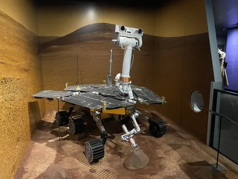 Opportunity rover replica at Stardome observatory