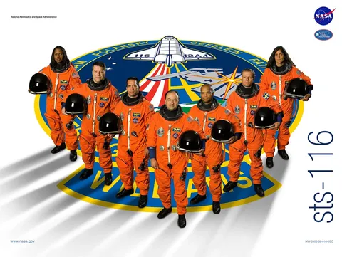 STS-116 NASA Space Flight Awareness mission poster