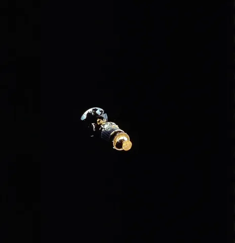 Galileo spacecraft & inertial upper stage deployment on STS 34