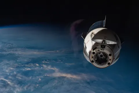 ISS 67 The SpaceX Dragon Endurance crew ship backs away from the station