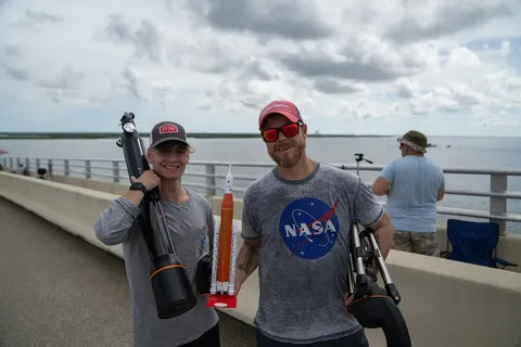 Artemis I 2nd Launch Attempt Bridge Location