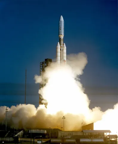The Voyager 1 aboard the Titan III/Centaur lifted off on September 5, 1977, joining its sister spacecraft, the Voyager 2, on a mission to the outer pl