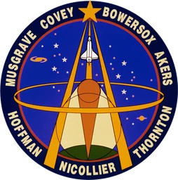 STS-61 patch